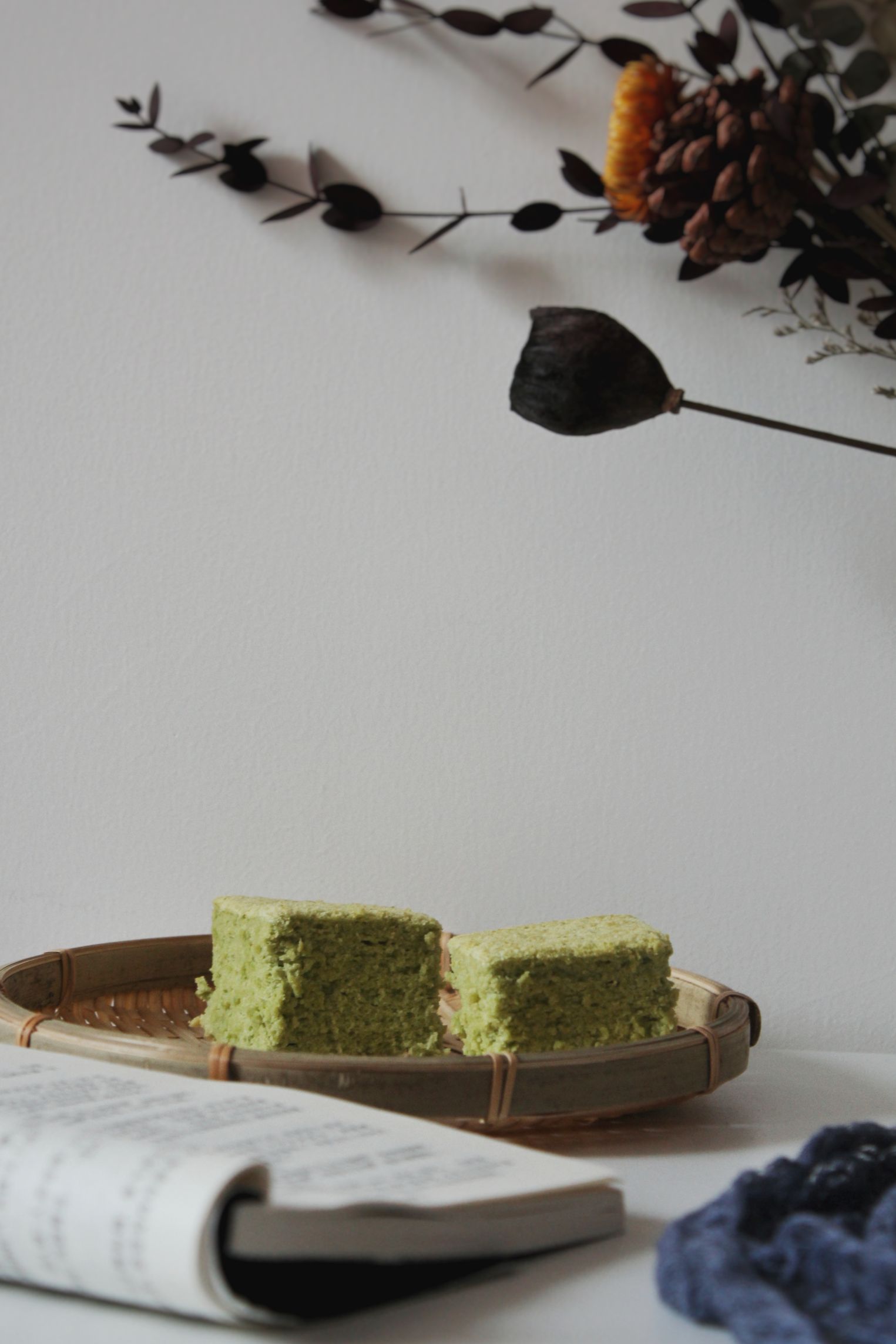 Green bean steam cake by Kexin